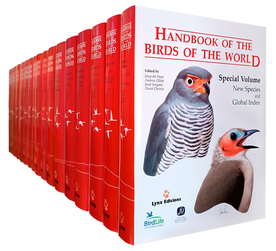 Handbook of the Birds of the World; Handbook of the Birds; Birds of the World; HBW; bird encyclopedia | Lynx Nature Book | Lynx Edicions